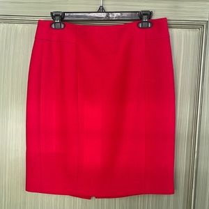 Red Ann Taylor Skirt